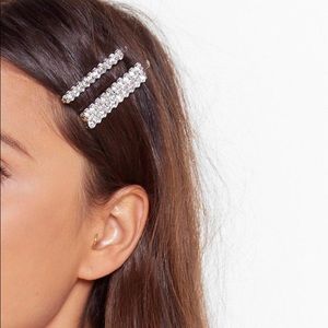 🆕Nasty Gal💎No 3-PC Hair Slide Set💎💎💎
